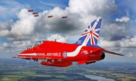 RAF Deploy The Red Arrows To Bring Key Workers Home Amidst Air Traffic Control Chaos.
